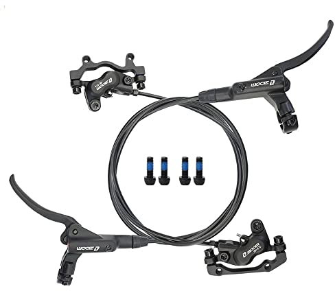 NYK Zoom- HB-876 - Freno a disco idraulico anteriore e posteriore, 800 mm e 1400 mm, per mountain bike, MTB, BMX (nero)