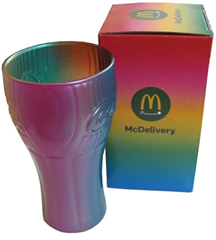 C o c a-C o l a & Mc Donalds - McDelivery Edition 2022 - Glas 0,3 l. - Regenbogen