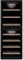Caso WineChef Pro 126-2D black, Weinkühlschrank mit Kompressor, WiFi Smart Control, Lagerung von bis zu 126 Flaschen, Touch-Bedienung, 2 Zonen, Temperatur elektronisch einstellbar 5-20 °C