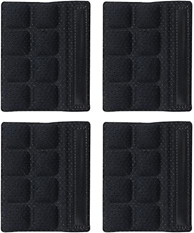 PAXLAMB Helmet Chin Padding Kit 4PCS Bicycle Replacement Universal Foam Pads Chin Set Helmet Cushions for Bike Cycling Motorcycle Helmet (Black 4pcs M)