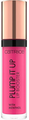 Catrice Plump It Up Lip Booster 080 Overdosed On Confidence, glänzender Lippenbooster in Pink, aufpolsternder Effekt, kühlend, vegan, 3,5 ml