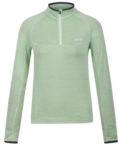 Regatta Yonder Damen Top Mit Langen Ärmeln, Schnelltrocknend Camiseta, Ruhiges Grün, 38 para Mujer