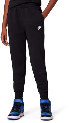 Nike FD2921-010 G NSW Club FLC HR FTD PNT LBR Pants Girl's Black/Black/White Größe XL