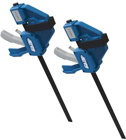 Kreg Versagrip-Stangenklemme, 30,5 cm, 2 Stück, Blau