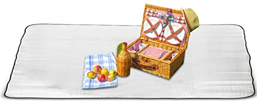 Fouhaly Alu Isomatte Schaummatten Schlafmatte Für Camping Isoliermatte Isolierdecke Isomatte Faltbare Zeltmatte Bodenmatte Thermomatte Matte Aus Aluminiumfolie, Ultraleicht