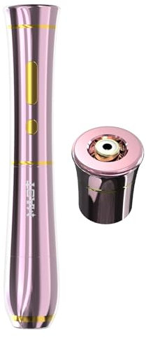 Mast P40 kabellose Tätowiermaschine Pen Rotary Tattoo Maschine Akku Gun Motor akku microblading Pen Lightweight Digital Slim Frame Quiet Machine with RCA connector for brow lip eyeline scalp (pink)