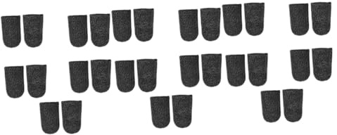 HEMOTON 30stücke Teiliges Finger Sleeves Für Gaming Atmungsaktive Touchscreen-handschuhe Schwarz Passend Für Mobile Spiele Reibung Und Verbessert Das Spielerlebnis
