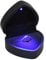 Shengxi Samt Ringschachtel mit LED-Licht, Herzform Ring Schachtel Ringschachtel Hochzeit Schmuck Präsentationsbox für Hochzeit Verlobungsring Valentinstag Schwarz
