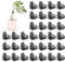 Giantree 50 Stück Orchideen Klammern Pflanzenclips, Kunststoff Pflanzen Clips Blumenklammern Klein Pflanzenclips 1.5 cm Orchideen Clips Garten Pflanzen Clips Zum Stützen Von Pflanzen(50 Stück)