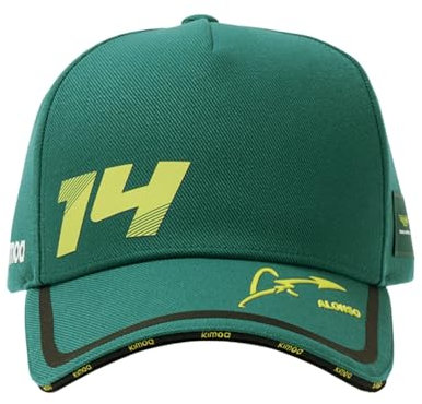 Aston Martin F1 Team - Fernando Alonso Special Edition - Tech Baseball Cap Mütze - Offizielles Merchandise - Grün - Unisex - Verstellbar, grün, One size
