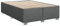 vidaXL Bettgestell, Bett mit Bettfüße Lattenrost, Polsterbett für Schlafzimmer, Doppelbett Bettrahmen, Modern, Dunkelgrau 140x200cm Stoff