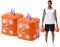 DEIRIS Wasser Hanteln set, Wasser Gewichte Training, Reisehanteln, Würfel mit übungen Sport 10 kg/Paar, Workout Würfelspiel für Rumpftraining, Krafttraining