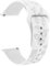 ZGCE Floral Gravierte Armband 20mm 22mm Uhrenarmbänder, Wasserdichtes Silikon Armbänder, Mit Schnellverschluss Verstellbares Ersatzarmband für Herren Damen (22mm, Weiß)