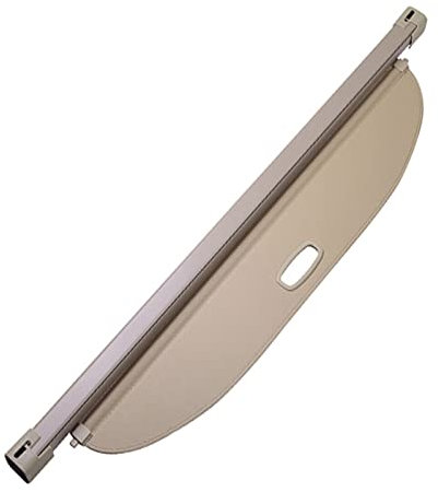SYLTER 1 Ensemble Couverture D'étagère Colis Coffre Rétractable Voiture pour VW pour Golf 7 Mk7 2014-2018 Porte-Bagages Arrière Rideau D'espacement Rabats De Coffre(Beige)