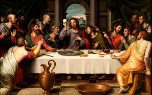 KAIXIUPuzzle 4000-Piece Wooden Jigsaw Puzzle, Classic Style, The Last Supper Theme, Logical Thinking, Problem Solving Skill, 12 Years and Up
