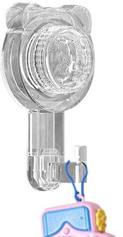 Generisch Starke Saugnapfhaken, Saugnapf-Duschhaken - Abnehmbarer Bademantelhakenhalter - Wasserdichte, robuste Luxe-Hold-Saughaken für Kränze auf Glas