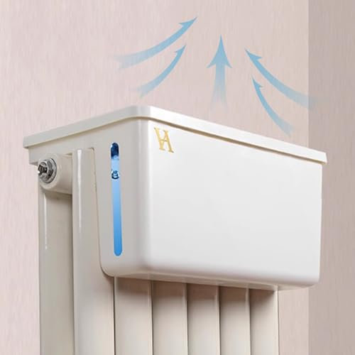 Umidificatore Termosifone, Umidificatori per Radiatore, Evaporatori per Termosifoni con Filtro di Carta per Ufficio Domestico, Non Richiede Elettricità,Left Water Level Window 4l