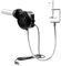 Generico Soffiatore per Barbecue per Cucinare all'aperto, Soffietto Portatile Ricaricabile USB con Tubo in Alluminio(con Staffa)