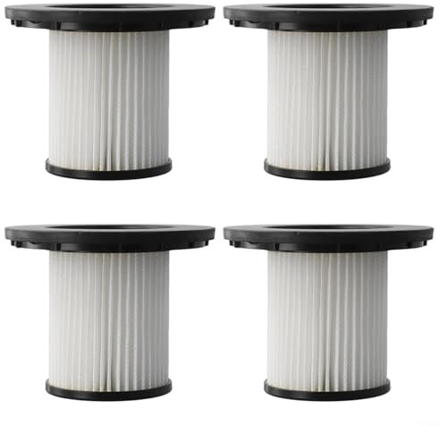 Puupaa Lot de 4 filtres de rechange pour aspirateur Bosch Unlimited Series 7, lavables et réutilisables