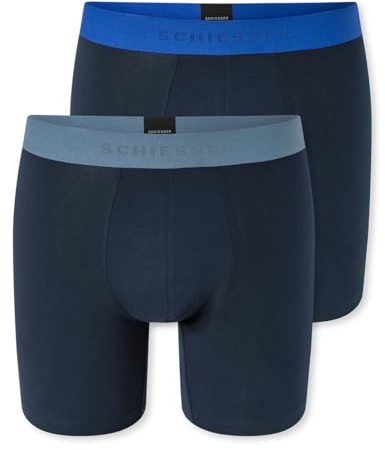 Schiesser Herren 2PACK Long Boxershorts Baumwolle - 95/5 Multipacks