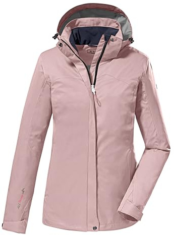 killtec Damen Funktionsjacke/Outdoorjacke mit abzippbarer Kapuze