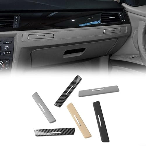 Ersatzverkleidung für BMW 3er-Serie Getränkehalter, passend für E90, E91, E92, für E93, Teil 51459229100, Kunststoffmaterial (Schwarz-R)