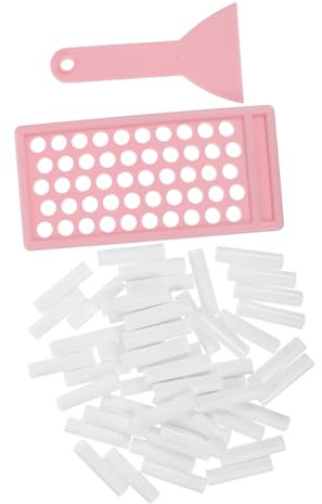 SOIMISS Lip Balm Tubes with Filling Tray and Spatula PP Material Lipstick Sub Tube Kit for DIY Homemade Lip Gloss Broad Compatibility and Ergonomic Design for Easy Precise Filling