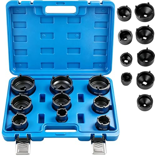 Set di 9 chiavi per dadi, perni esterni, 12,5 mm (1/2) KM4-5-6-7-8