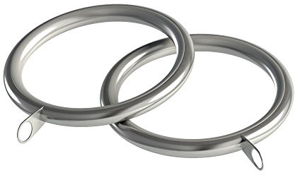 Speedy Products 28mm Standard Lined Ring Pk 8 Satin Silver