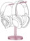 Geekria Aluminum Dual Headphones Stand, Headset Holder, Desk Display Hanger, Fit Bose, Pioneer, Sony, Beyerdynamic, AKG, ATH, B&O Headsets, Earphones (Rose Gold)