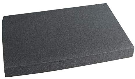 HMF 1456-60 Rasterschaumstoff Würfelschaum | 345 x 550 mm | Double-Size | Koffereinlage | Tabletop | Höhe: 60 mm