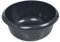 8 Litre Round Graphite Washing Up Bowl Plastic Dish Caddy