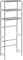 vidaXL 3-Tier Storage Rack, Stainless Steel Over Toilet Organiser, Bathroom/Laundry Room Space Saver with Silver Finish, Dimensions: 53x28x169 cm
