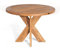 Sonnenpartner Gartentisch Quantum rund Ø 120 cm Teakholz Old Teak Tisch Esstisch