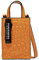 Liebeskind Berlin PB Croco Paperbag, Extra Small (HxBxT 8.6cm x 13.5cm x 0.5cm), Pumpkin