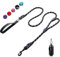 6FT Strong Dog Lead with Comfortable Padded Handle and Highly Reflective Threads for Small, Medium and Large Dogs (6-FT, Black)