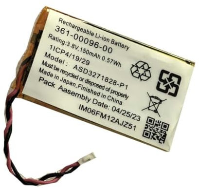WXKJSHOP 361-00096-00 ASDB371828-P1 Ersatz Akku Kompatibel mit Fenix 5S Uhr Batteria 3.8V 150mAh Watch Battery