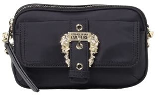 Versace Jeans Couture Nylon Camera Bag, Umhängetasche, Schwarz