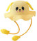BOTCAM Chapeaux oreilles de lapin pour enfant avec paille mobile Baby Summer Sunhat Écharpe ronde pour homme (Taille E)