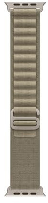 Apple Watch Band - Alpine Loop - 49 mm - Oliva - Talla S