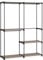 SONGMICS Kleiderschrank offen, Kleiderständer, Kleiderstange, Garderobe, 3 Hängefächer, viel Platz, für Schlafzimmer, Wohnzimmer, 138 x 43 x 182 cm, taupe RYG025R02