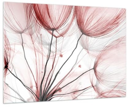 ARTTOR Glasbild 100x70cm Wandbild Glasdruck Blumen Natur - 5376