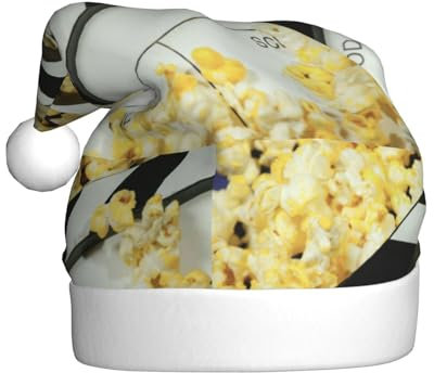 Kino Schindel Und Popcorn Weihnachtsmann Hut Weihnachtsmütze Urlaub Hut Für Neujahr Festliche Party Liefert Party Hüte Weihnachten Caps Xmas Cap