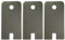 Lot de 3 clés en métal à double broche pour distributeur de papier toilette et essuie-mains Tork, Lotus et autres