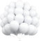 Unisun Weiße Luftballons, 50 Stück 12Zoll Weiße Luftballons, Weiße Luftballons Für Jungen Mädchen Geburtstagsfeier Brautparty Hochzeit Junggesellinnenabschied Neujahr Abschluss Festival Jahrestag Deko