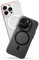 AirGear® Wavy - iPhone 15 Pro Max Hülle MagSafe - Handyhülle, Case - kompatibel mit MagSafe (Grey-Black, iPhone 15 Pro Max)