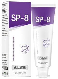 Sp 8 Sp 8 Zahnpasta Zahnpasta Sp 8 Probiotische Aufhellung Zahnpasta Tiefe Reinigung Pflege Zahnpasta Frischen Atem 120g BgH446 (Purple, 16x3cm)