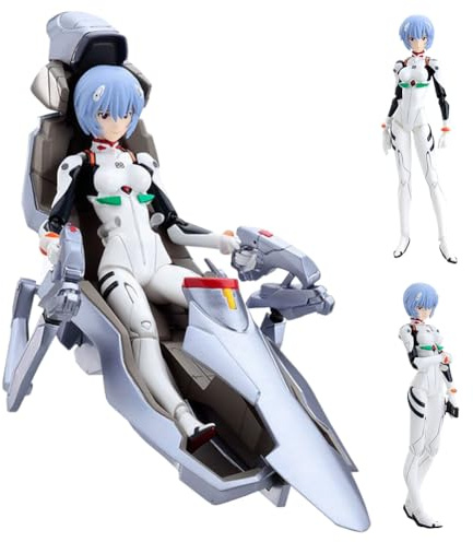 Ayanami Rei Figur Statue, Anime Super Action Figur, Whisper of Flower, PVC Figur mit Zubehör, 14CM, Desktop Ornamente Sammlerstück, Geschenk