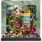 HCAEIOFJ Vitrina acrílica transparente para Lego Friends 41703 aplicable para casa de árbol de la amistad, caja de exhibición de regalo (solo vitrina) (fondo negro + fondo)