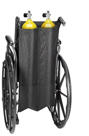 Wheelchair Oxygen Cylinder Bag-O2 Tank Carrier Backpack Holder Cylinders Bottle,Dual and Portable Cylinder Bag Portable Oxygen
